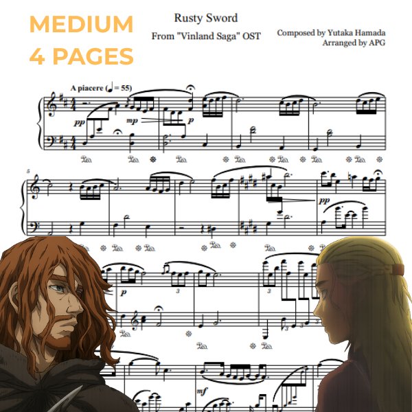 ιγ³γε£ (Rusty Sword) piano sheet music preview